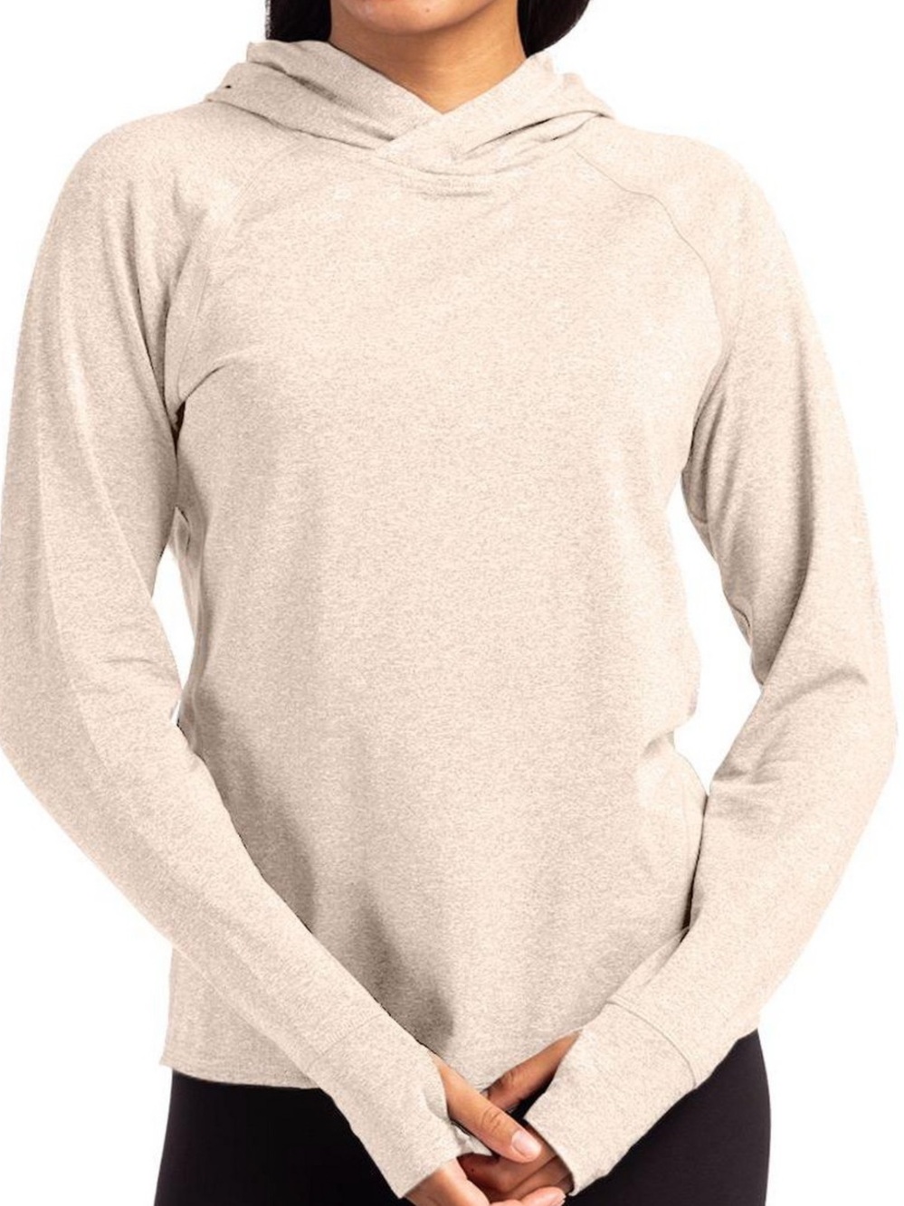 NWT Cutter & Buck Light Beige Hooded Pullover NWT